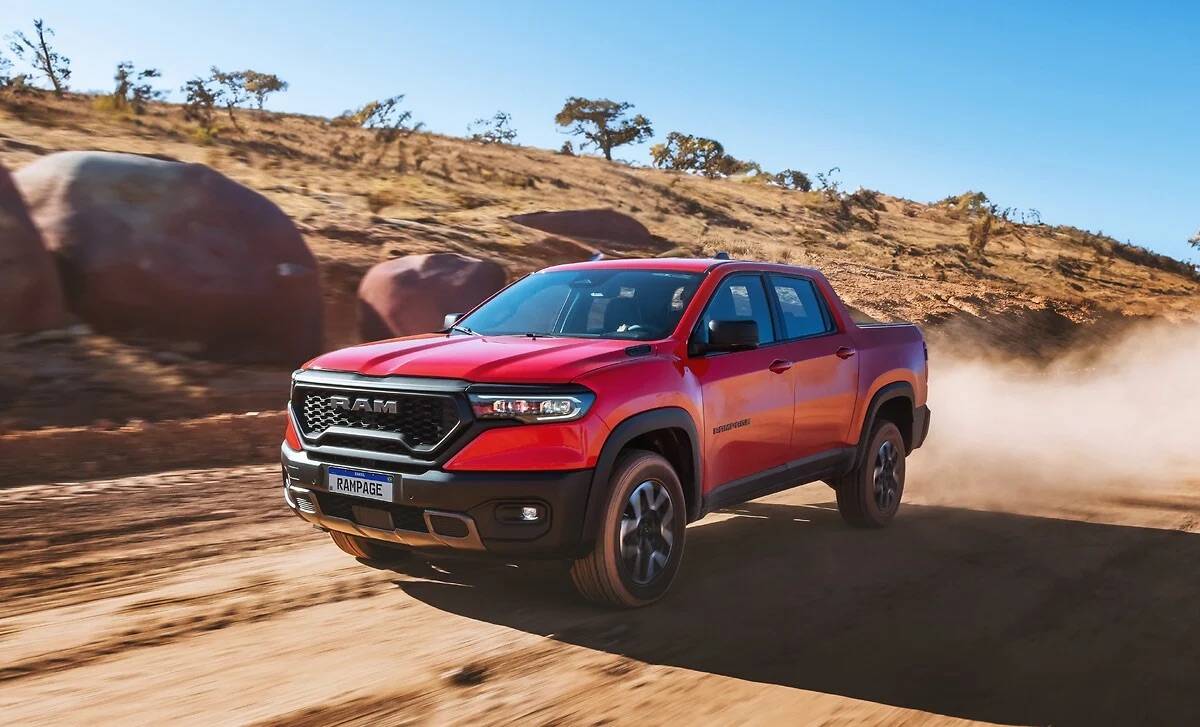 2025 Ram Rampage 2023 Ram Rampage Laramie, Rebel & R/T Full Reveal for Brazil! 2023-ram-rampage-revealed-1