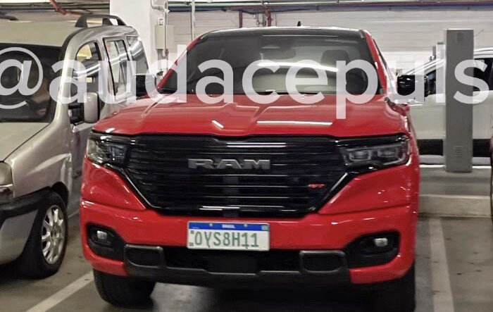 Ram Rampage RT Spied Undisguised in Parking Lot!